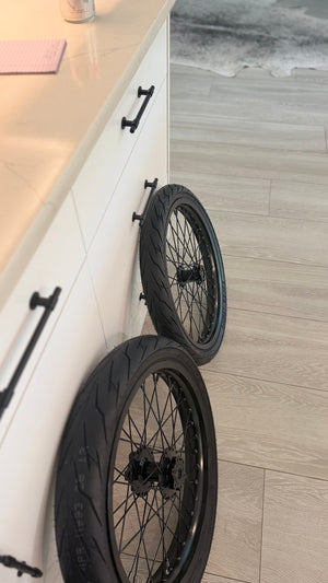 Light Bee/Eride Supermoto Wheel Set