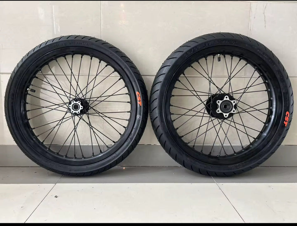 (IN STOCK) lbx/eride supermoto wheel set