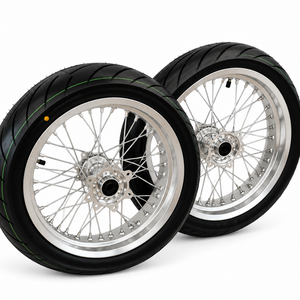 17” CST Chrome Ultra Bee Supermoto Wheel Set (PREORDER 2-3 WEEKS)