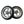 Chrome Tuttio/Yozma Supermoto Wheelset