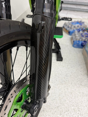 LBX Fork Guards (Pair)  Carbon Fiber